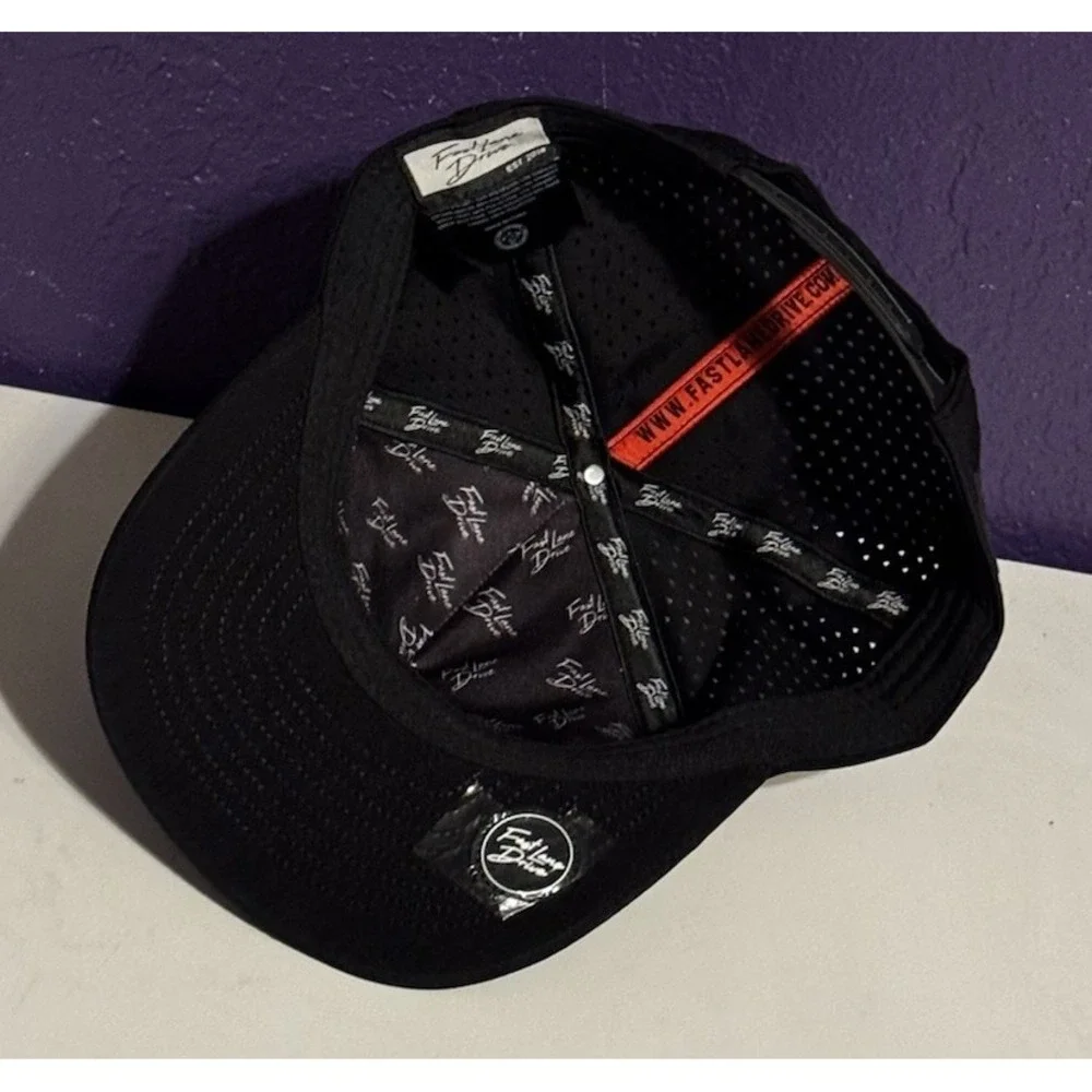 FAST LANE DRIVE Performance SnapBack Hat Waterproof New $75